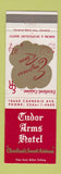 Matchbook Cover - Tudor Arms Hotel Cleveland OH