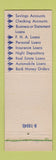 Matchbook Cover - Citizens Banking Savings Conneaut OH
