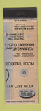 Matchbook Cover - Park Lane Villa Cleveland OH WEAR