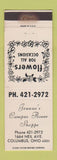 Matchbook Cover - Jeanne's Campus Flower Shoppe Columbus OH WEAR
