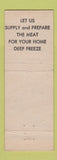 Matchbook Cover - Winton MARket Grocery Cincinnati OH