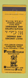 Matchbook Cover - Friedl's Hungarian Restaurant Cleveland OH