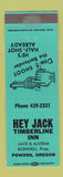 Matchbook Cover - Timberline Inn Powers OR