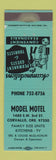 Matchbook Cover - Model Motel Corvallis OR WEAR
