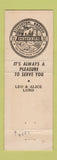 Matchbook Cover - Toney's Restaurant Silverton OR WEAR