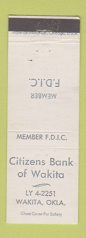 Matchbook Cover - Citizens Bank of Wakita OK