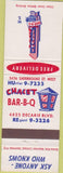 Matchbook Cover - Chalet BBQ Montreal QC