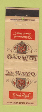 Matchbook Cover - Mayo Hotel Tulsa OK