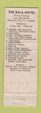 Matchbook Cover - Bala Motel Atlantic City NJ
