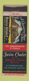 Matchbook Cover - Swiss Chalet Rochelle Park NJ WEAR