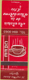 Matchbook Cover - Au Relais De La Place Quebec Cafe