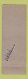 Matchbook Cover - Pritschow Machine Die Oklahoma City OK