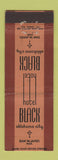 Matchbook Cover - Hotel Black Oklahoma City OK WEAR