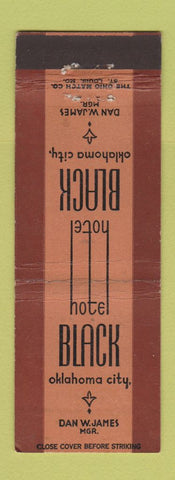 Matchbook Cover - Hotel Black Oklahoma City OK WEAR