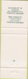 Matchbook Cover - Kiku Restaurant Toronto ON