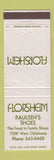 Matchbook Cover - Florsheim Paulsen's Shoes WEAR