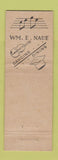 Matchbook Cover - Chanticler Millburn NJ restaurant WEAR