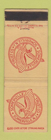 Matchbook Cover - Somerville Trust NJ bank