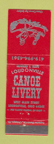 Matchbook Cover - Loudonville Canoe Livery OH