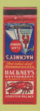 Matchbook Cover - Hackney's Restaurant Seafood Atlantic City NJ lobster