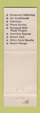 Matchbook Cover - Paul & Pauline's Colony Motel Strongsville OH WEAR
