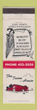 Matchbook Cover - The Twine House Huron OH