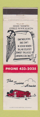 Matchbook Cover - The Twine House Huron OH