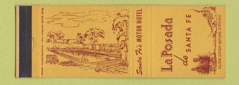 Matchbook Cover - La Posada de Santa Fe NM