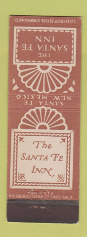 Matchbook Cover - The Santa Fe Inn NM
