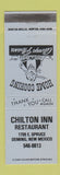 Matchbook Cover - Chilton Inn Restaurant Deming NM