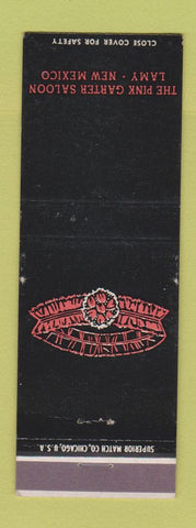 Matchbook Cover - The Pink Garter Saloon Lamy NM