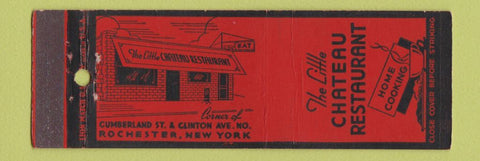 Matchbook Cover - Little Chateau Restaurant Rochester NY