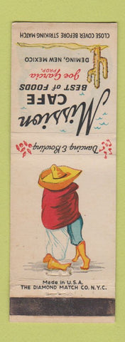 Matchbook Cover - Mission Cafe Deming NM