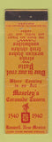 Matchbook Cover - Moseley's Coronado Tavern Roswell NM