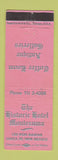 Matchbook Cover - Historic Hotel Montezuma Santa Fe NM