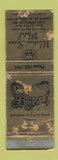 Matchbook Cover - Western Scene Motel Santa Fe NM WORN