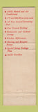Matchbook Cover - Coachman's Pub Midtown Motor Inn Atlantic City NJ
