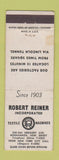 Matchbook Cover - Robert Reiner Textile Machines Weehawken NJ WEAR