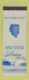 Matchbook Cover - Madison Hotel Atlantic City NJ