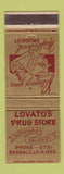 Matchbook Cover - Lovato's Drug Store Bernalillo NM