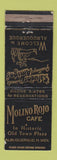 Matchbook Cover - Molino Rojo Cafe Albuquerque NM WEAR