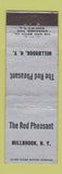 Matchbook Cover - The Red Pheasant Millbrook NY WEAR