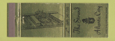 Matchbook Cover - The Strand Atlantic City NJ