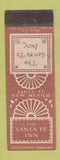 Matchbook Cover - Santa Fe Inn NM