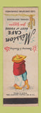 Matchbook Cover - Mission Cafe Deming NM