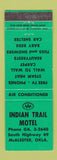 Matchbook Cover - Indian Trail Motel McAlester OK