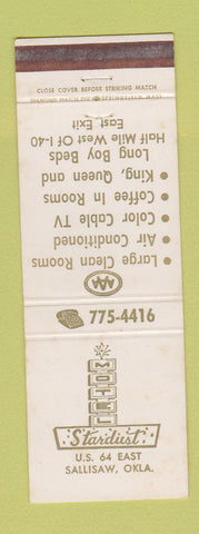 Matchbook Cover - Motel Stardust Sallisaw OK