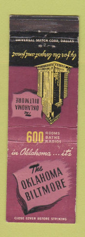 Matchbook Cover - Oklahoma Biltmore Hotel Oklahoma City? OK