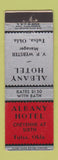 Matchbook Cover - Albany Hotel Tulsa OK