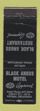 Matchbook Cover - Black Angus Motel Poteau OK WEAR